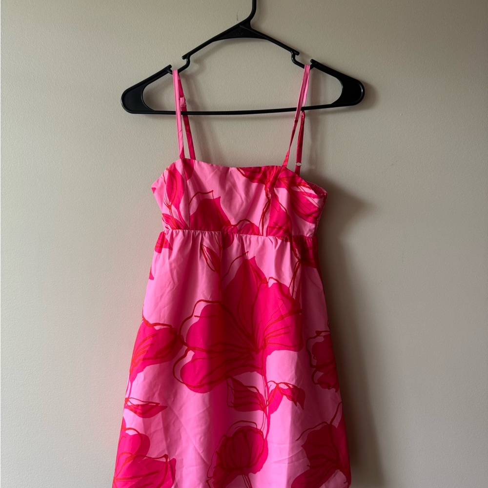 Beginning Boutique Pink Spaghetti Strap Sundress